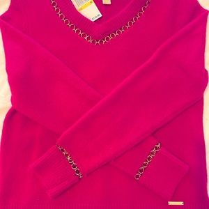 COPY - fuchsia michael kors sweter